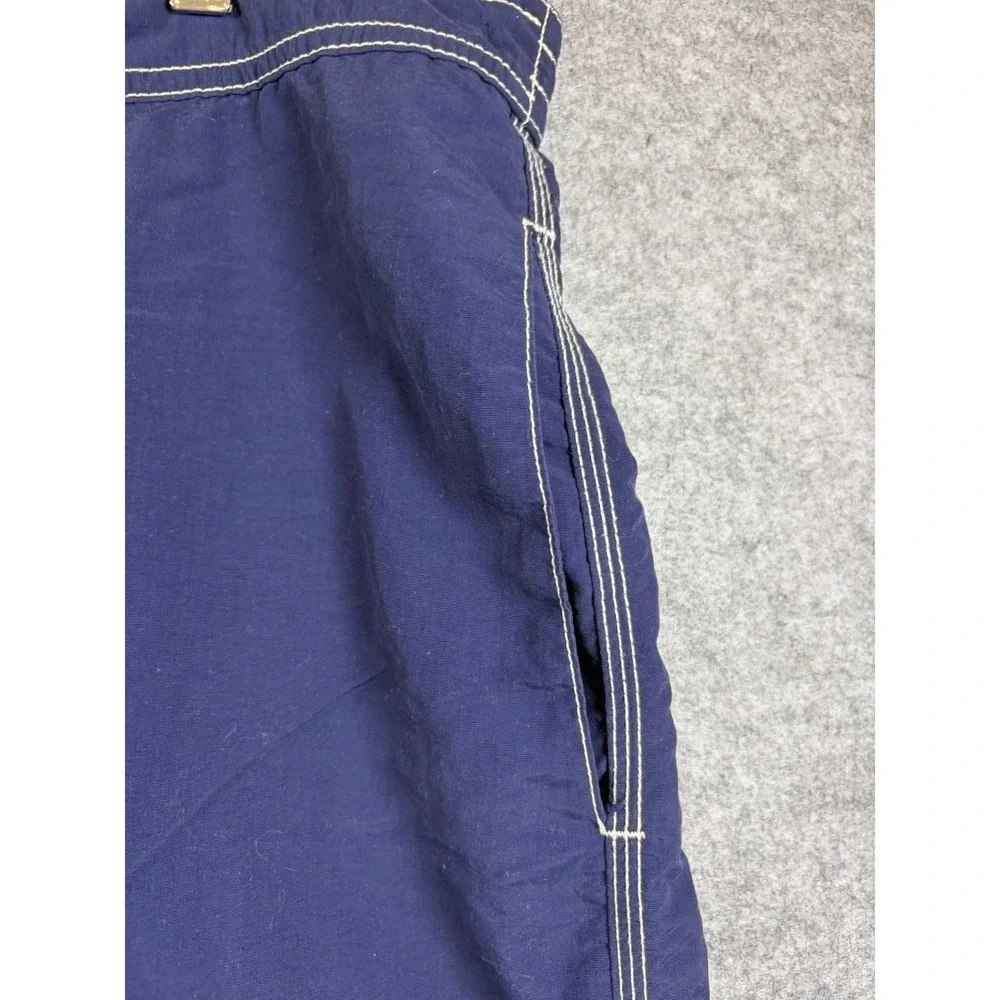 Polo RalphLauren Mens Navy Blue Cargo Swim Trunks Board Shorts Size L Mesh Lined